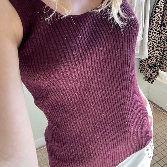 Sparkle ribbed tank - Picture 2 of 3